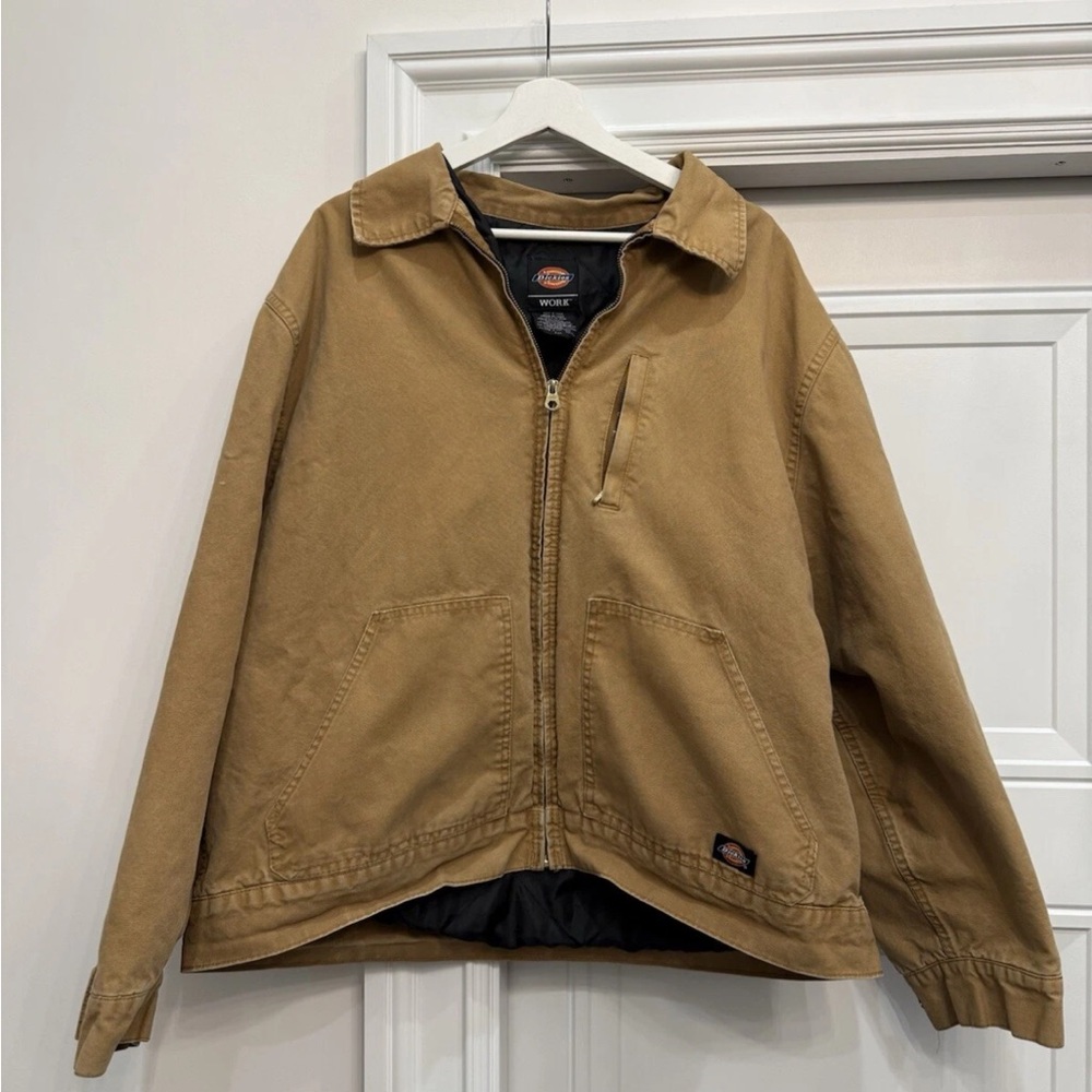 Vintage Dickies Detroit Work Jacket  Duck Quilted  Front-Zip Jacket Men's 2X